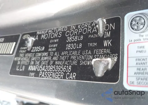 2011 Kia Forte Ex from USA, damaged, VIN KNAFU5A20B5395618